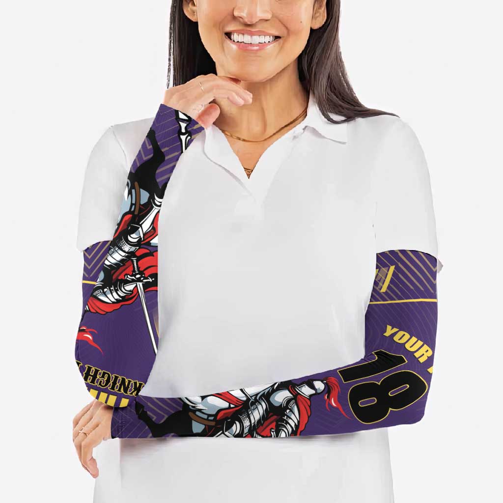 Custom Trinidad and Tobago Cricket Arm Sleeves Go Champion Knight Riders - Wonder Print Shop