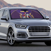 Custom Trinidad and Tobago Cricket Auto Sun Shade Go Champion Knight Riders - Wonder Print Shop