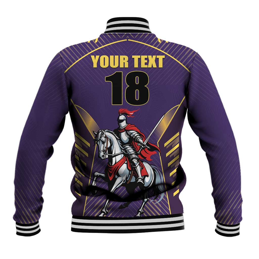 Custom Trinidad and Tobago Cricket Baseball Jacket Go Champion Knight Riders - Wonder Print Shop