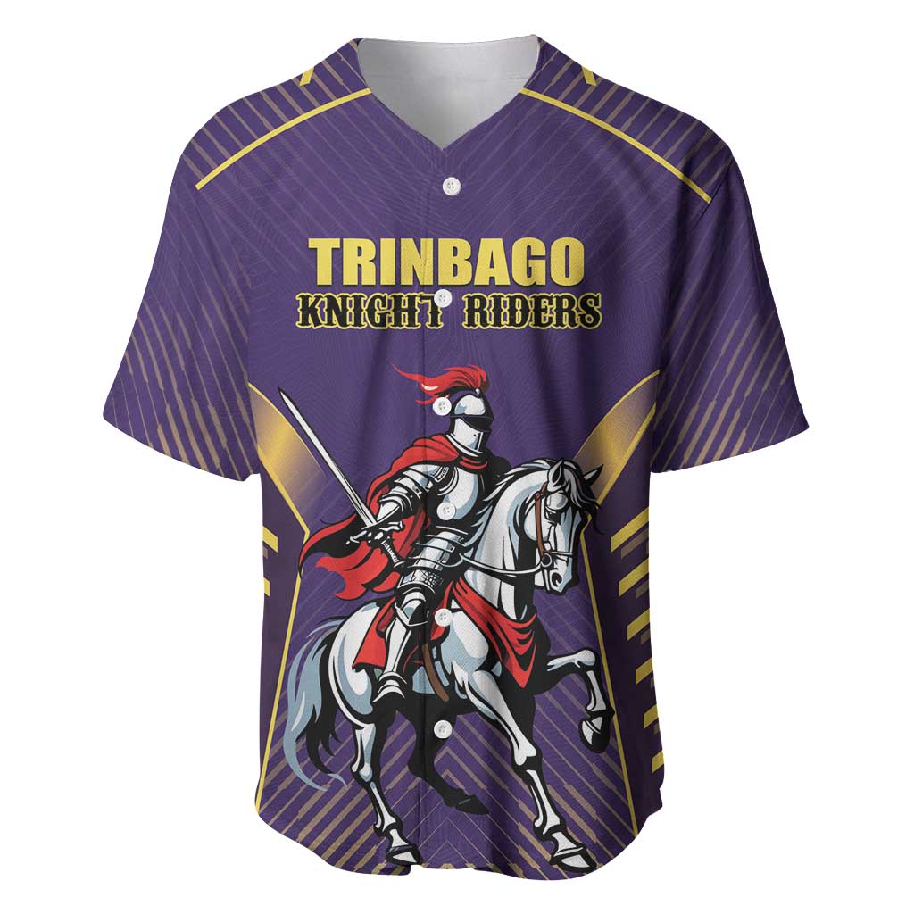 Custom Trinidad and Tobago Cricket Baseball Jersey Go Champion Knight Riders - Wonder Print Shop