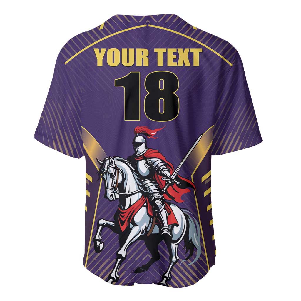 Custom Trinidad and Tobago Cricket Baseball Jersey Go Champion Knight Riders - Wonder Print Shop