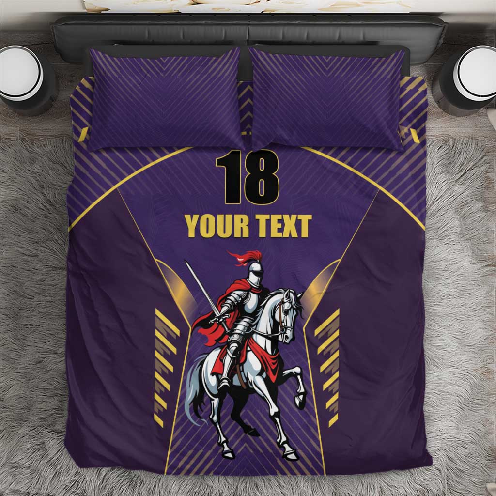 Custom Trinidad and Tobago Cricket Bedding Set Go Champion Knight Riders - Wonder Print Shop