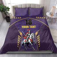 Custom Trinidad and Tobago Cricket Bedding Set Go Champion Knight Riders - Wonder Print Shop