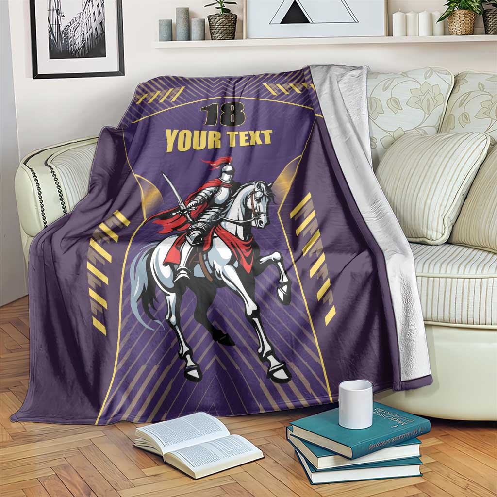 Custom Trinidad and Tobago Cricket Blanket Go Champion Knight Riders - Wonder Print Shop