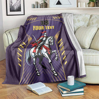 Custom Trinidad and Tobago Cricket Blanket Go Champion Knight Riders - Wonder Print Shop