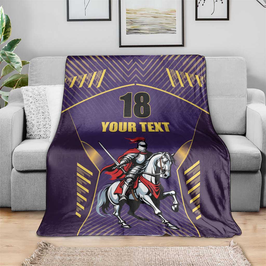 Custom Trinidad and Tobago Cricket Blanket Go Champion Knight Riders - Wonder Print Shop