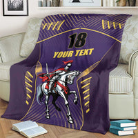 Custom Trinidad and Tobago Cricket Blanket Go Champion Knight Riders - Wonder Print Shop