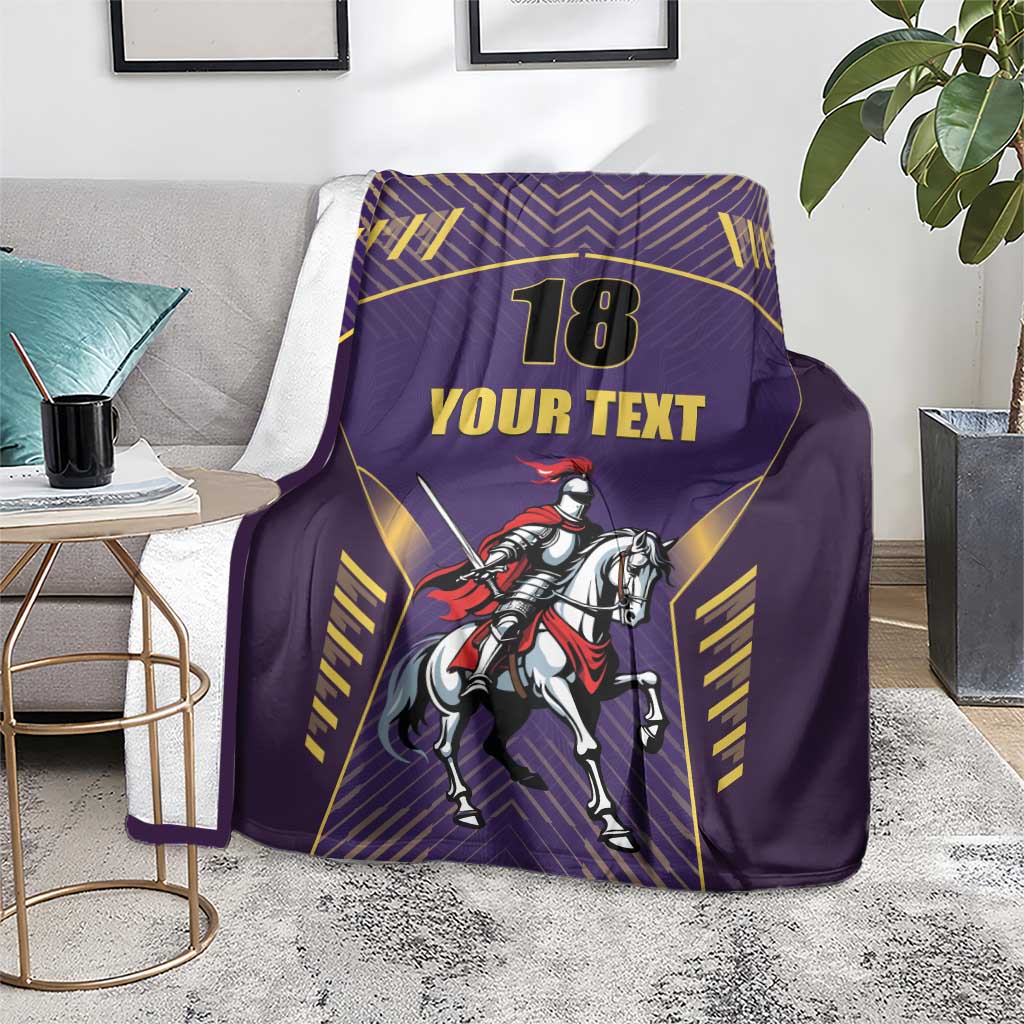 Custom Trinidad and Tobago Cricket Blanket Go Champion Knight Riders - Wonder Print Shop