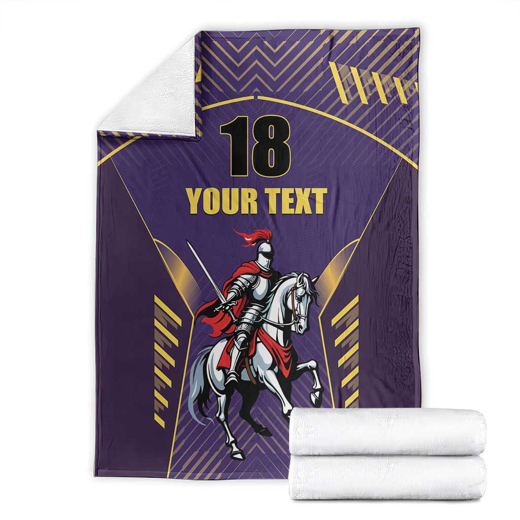 Custom Trinidad and Tobago Cricket Blanket Go Champion Knight Riders - Wonder Print Shop