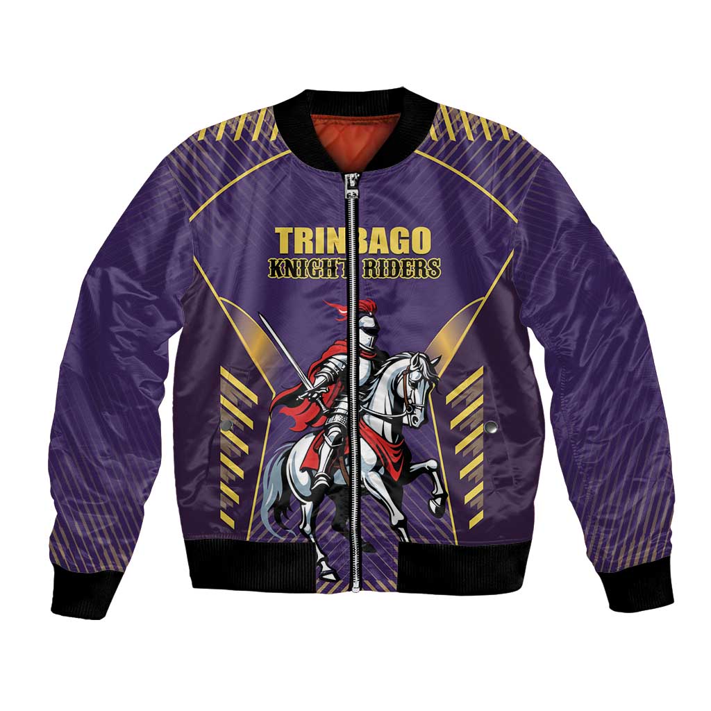 Custom Trinidad and Tobago Cricket Bomber Jacket Go Champion Knight Riders - Wonder Print Shop