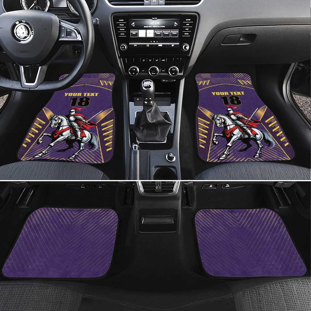 Custom Trinidad and Tobago Cricket Car Mats Go Champion Knight Riders - Wonder Print Shop