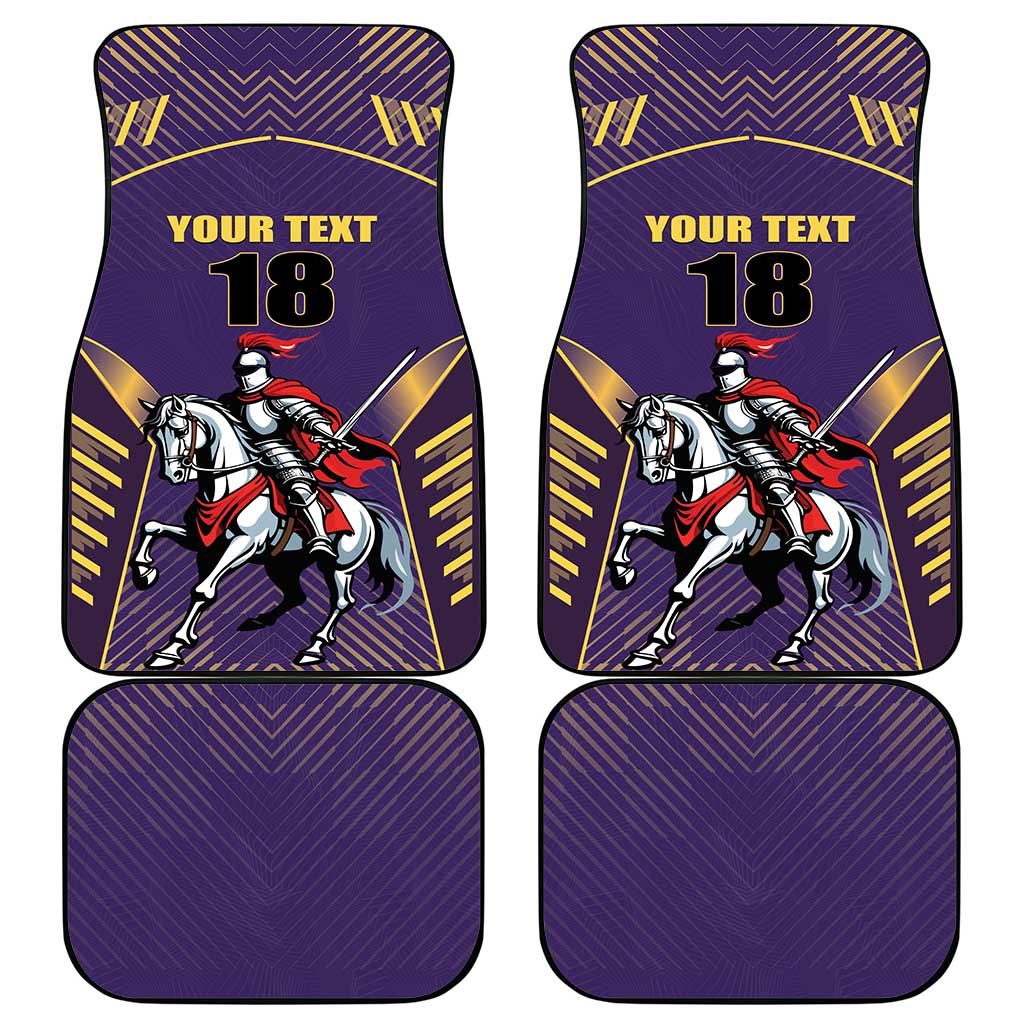 Custom Trinidad and Tobago Cricket Car Mats Go Champion Knight Riders - Wonder Print Shop