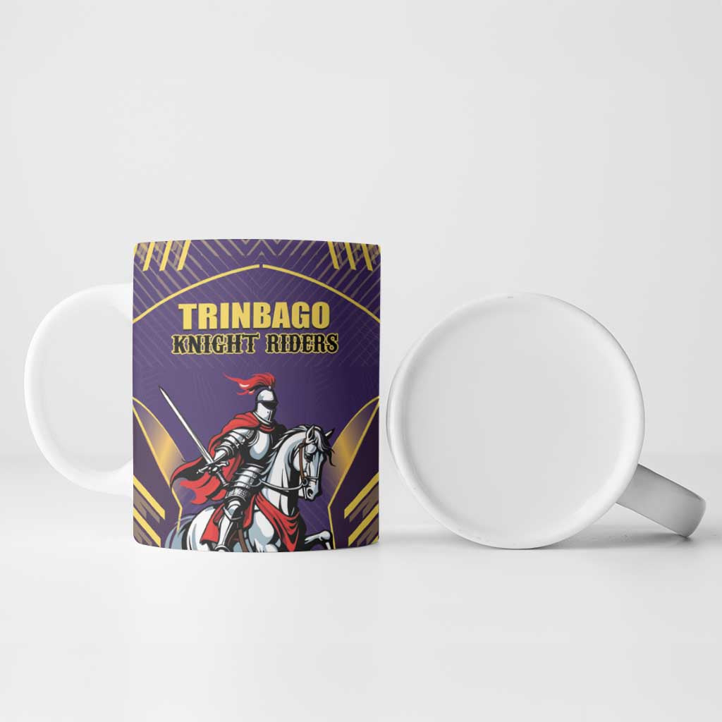 Custom Trinidad and Tobago Cricket Ceramic Mug Go Champion Knight Riders - Wonder Print Shop