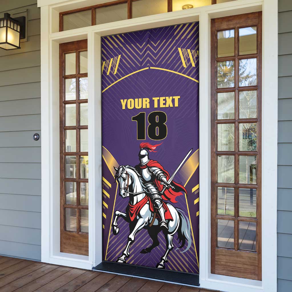 Custom Trinidad and Tobago Cricket Door Cover Go Champion Knight Riders - Wonder Print Shop