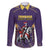 Custom Trinidad and Tobago Cricket Family Matching Long Sleeve Bodycon Dress and Hawaiian Shirt Go Champion Knight Riders - Wonder Print Shop