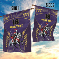 Custom Trinidad and Tobago Cricket Garden Flag Go Champion Knight Riders - Wonder Print Shop