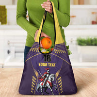 Custom Trinidad and Tobago Cricket Grocery Bag Go Champion Knight Riders - Wonder Print Shop