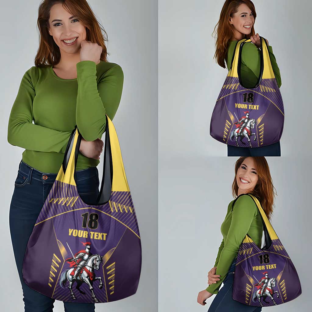 Custom Trinidad and Tobago Cricket Grocery Bag Go Champion Knight Riders - Wonder Print Shop