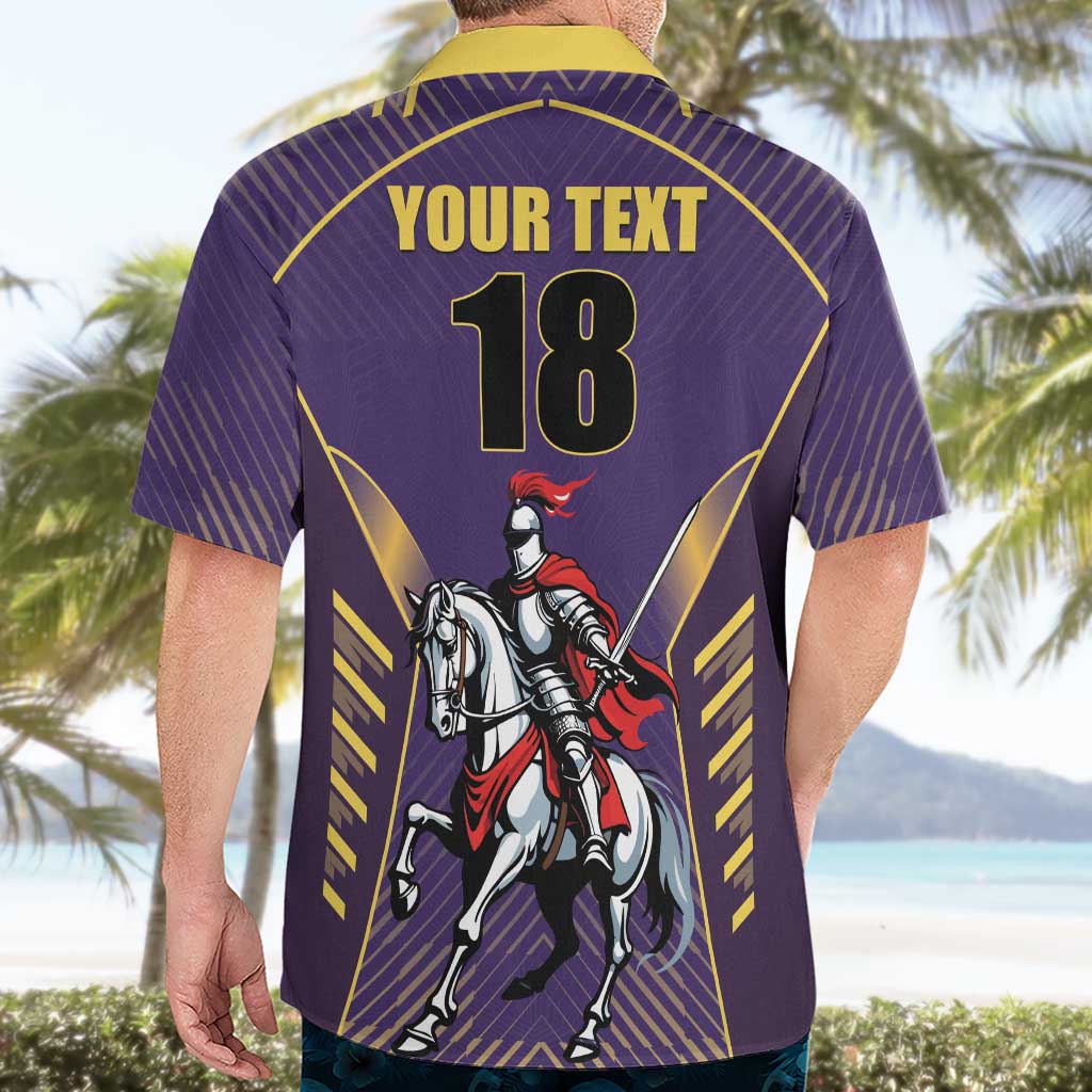 Custom Trinidad and Tobago Cricket Hawaiian Shirt Go Champion Knight Riders - Wonder Print Shop