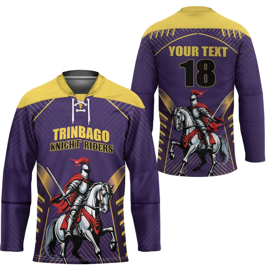 Custom Trinidad and Tobago Cricket Hockey Jersey Go Champion Knight Riders - Wonder Print Shop