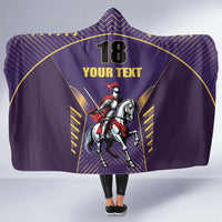 Custom Trinidad and Tobago Cricket Hooded Blanket Go Champion Knight Riders - Wonder Print Shop