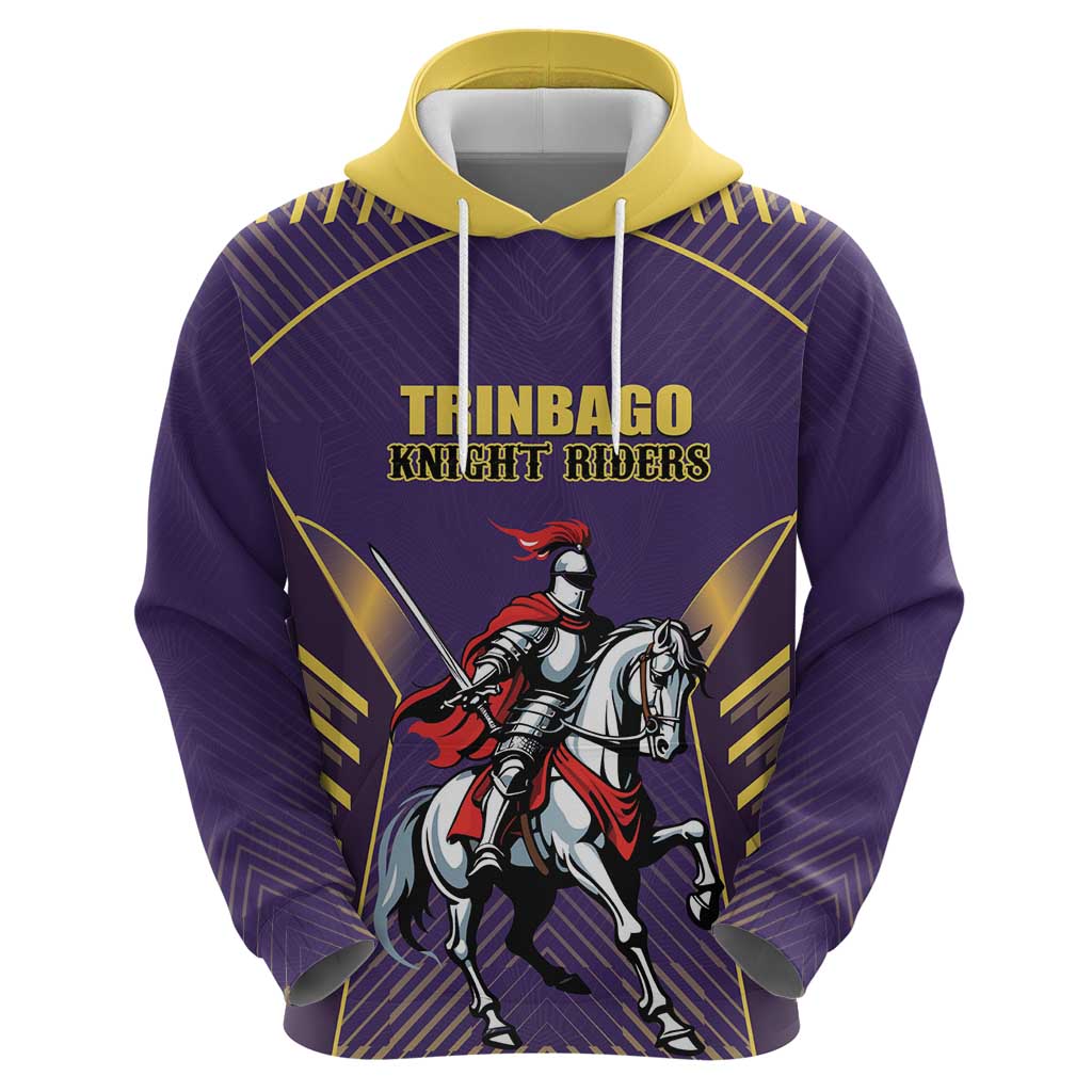Custom Trinidad and Tobago Cricket Hoodie Go Champion Knight Riders - Wonder Print Shop
