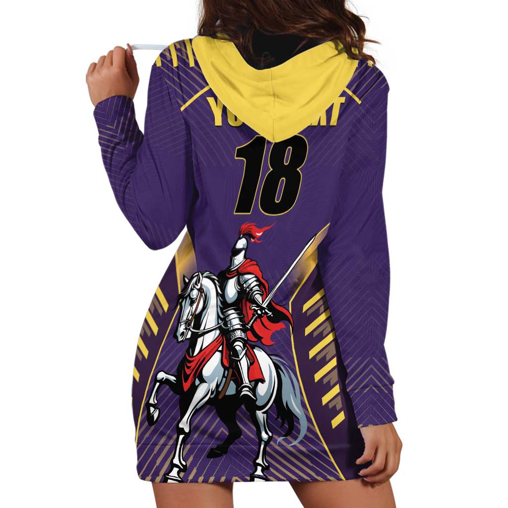 Custom Trinidad and Tobago Cricket Hoodie Dress Go Champion Knight Riders - Wonder Print Shop