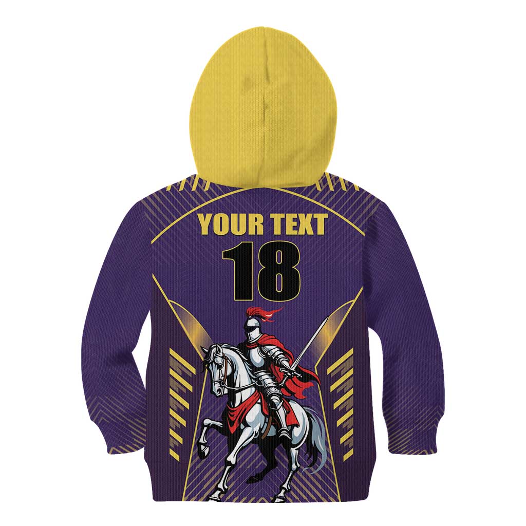 Custom Trinidad and Tobago Cricket Kid Hoodie Go Champion Knight Riders - Wonder Print Shop