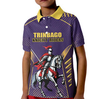 Custom Trinidad and Tobago Cricket Kid Polo Shirt Go Champion Knight Riders - Wonder Print Shop