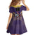 Custom Trinidad and Tobago Cricket Kid Short Sleeve Dress Go Champion Knight Riders - Wonder Print Shop