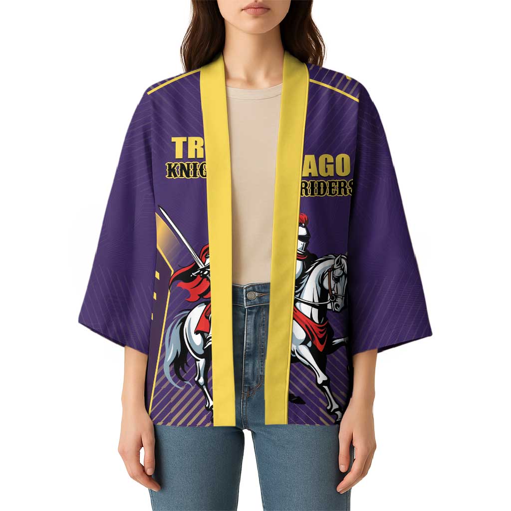 Custom Trinidad and Tobago Cricket Kimono Go Champion Knight Riders - Wonder Print Shop
