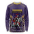 Custom Trinidad and Tobago Cricket Long Sleeve Shirt Go Champion Knight Riders - Wonder Print Shop
