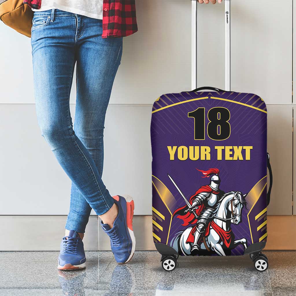 Custom Trinidad and Tobago Cricket Luggage Cover Go Champion Knight Riders - Wonder Print Shop
