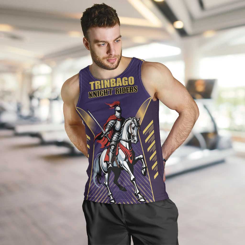Custom Trinidad and Tobago Cricket Men Tank Top Go Champion Knight Riders - Wonder Print Shop