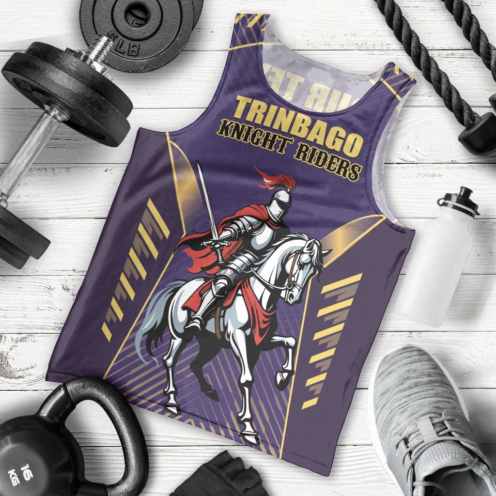 Custom Trinidad and Tobago Cricket Men Tank Top Go Champion Knight Riders - Wonder Print Shop