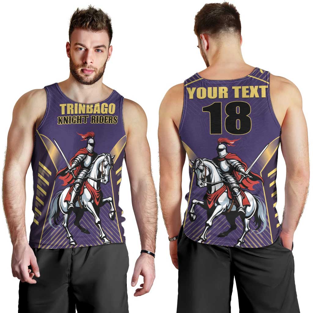 Custom Trinidad and Tobago Cricket Men Tank Top Go Champion Knight Riders - Wonder Print Shop