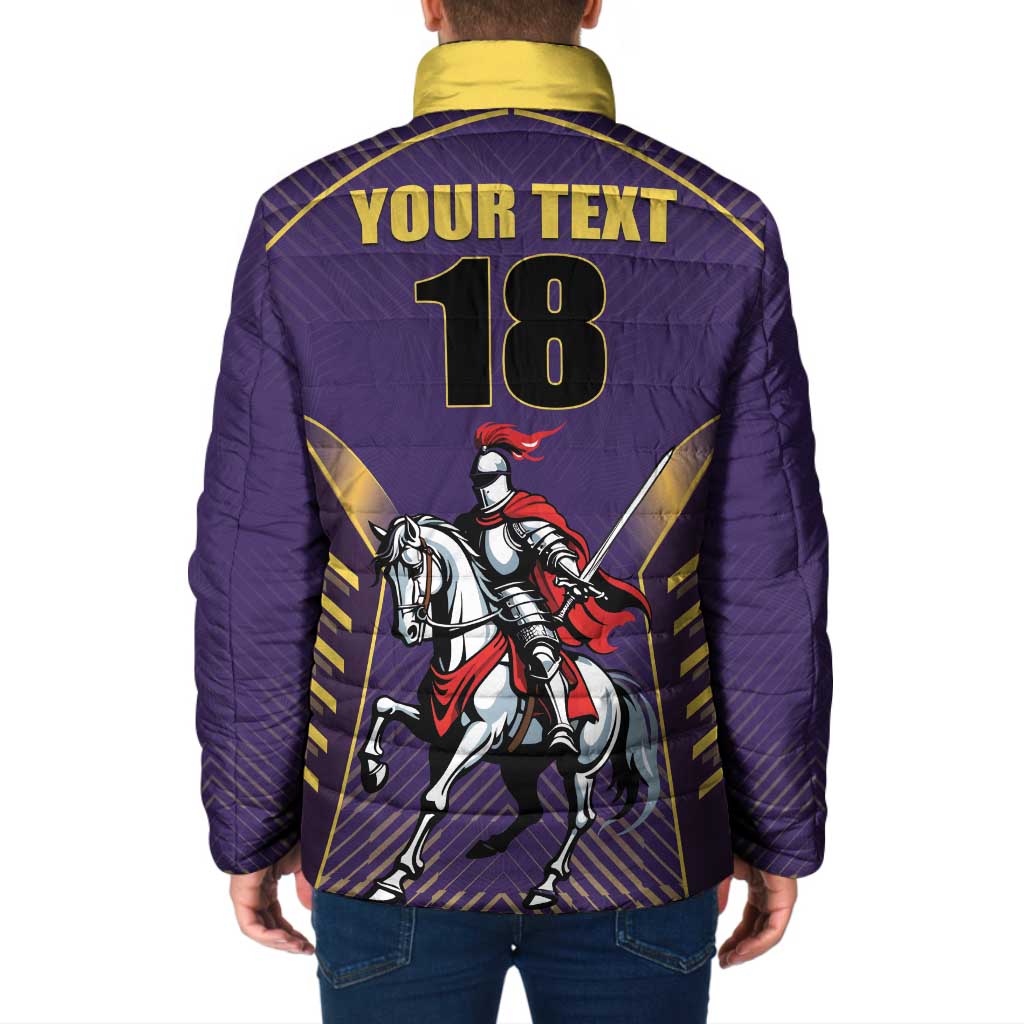 Custom Trinidad and Tobago Cricket Padded Jacket Go Champion Knight Riders - Wonder Print Shop