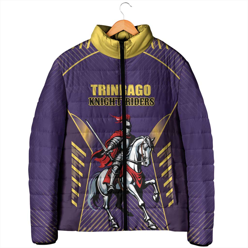 Custom Trinidad and Tobago Cricket Padded Jacket Go Champion Knight Riders - Wonder Print Shop