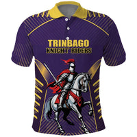 Custom Trinidad and Tobago Cricket Polo Shirt Go Champion Knight Riders - Wonder Print Shop