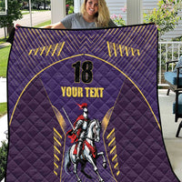 Custom Trinidad and Tobago Cricket Quilt Go Champion Knight Riders - Wonder Print Shop