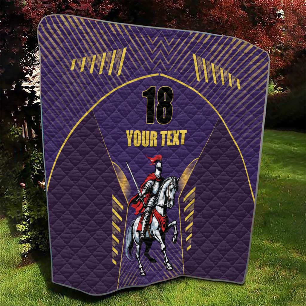 Custom Trinidad and Tobago Cricket Quilt Go Champion Knight Riders - Wonder Print Shop