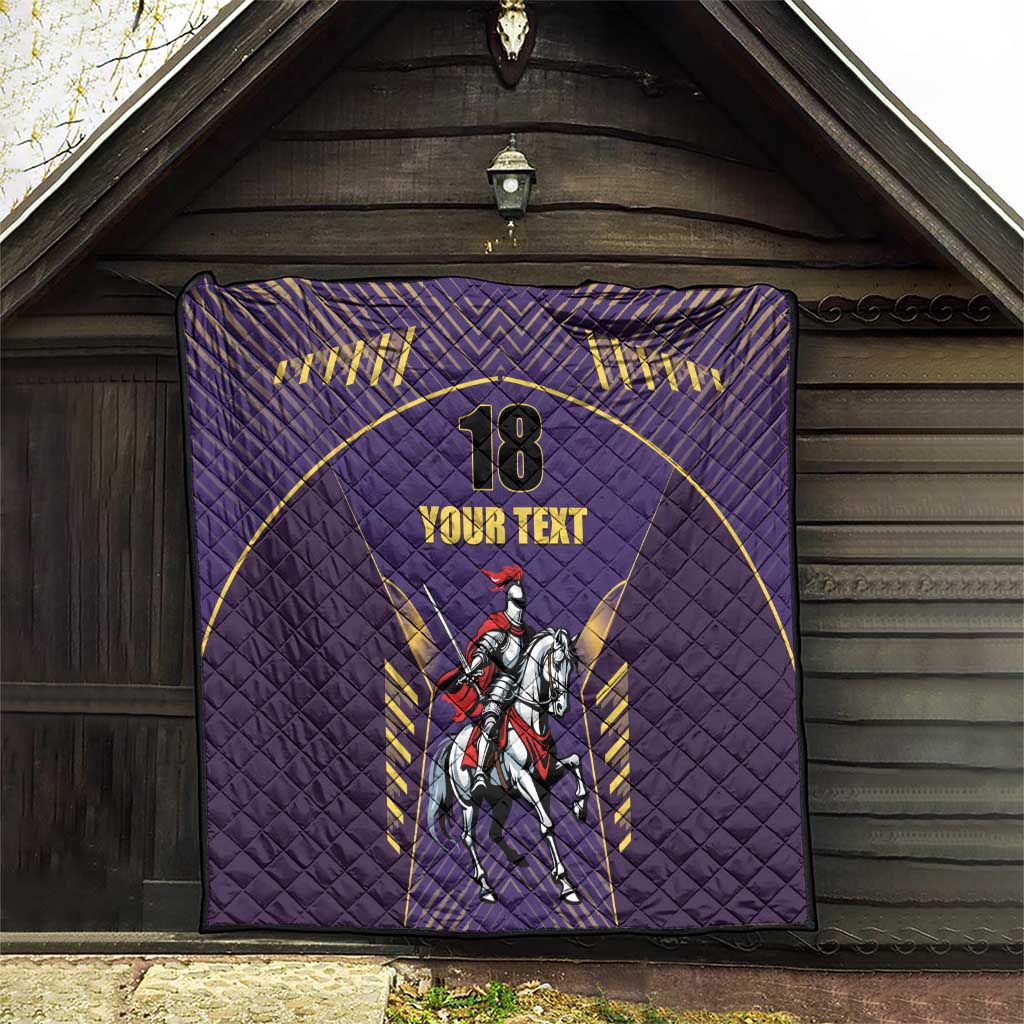 Custom Trinidad and Tobago Cricket Quilt Go Champion Knight Riders - Wonder Print Shop