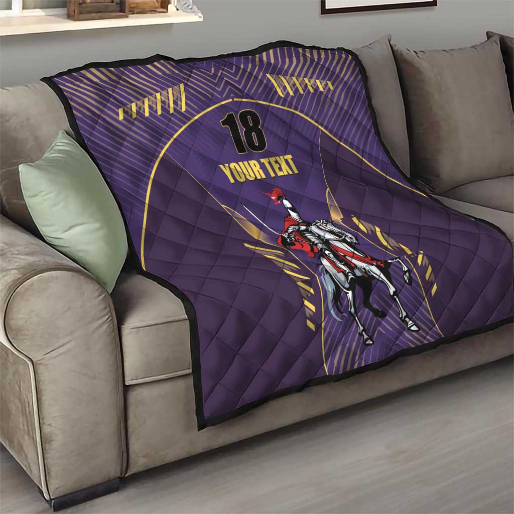 Custom Trinidad and Tobago Cricket Quilt Go Champion Knight Riders - Wonder Print Shop