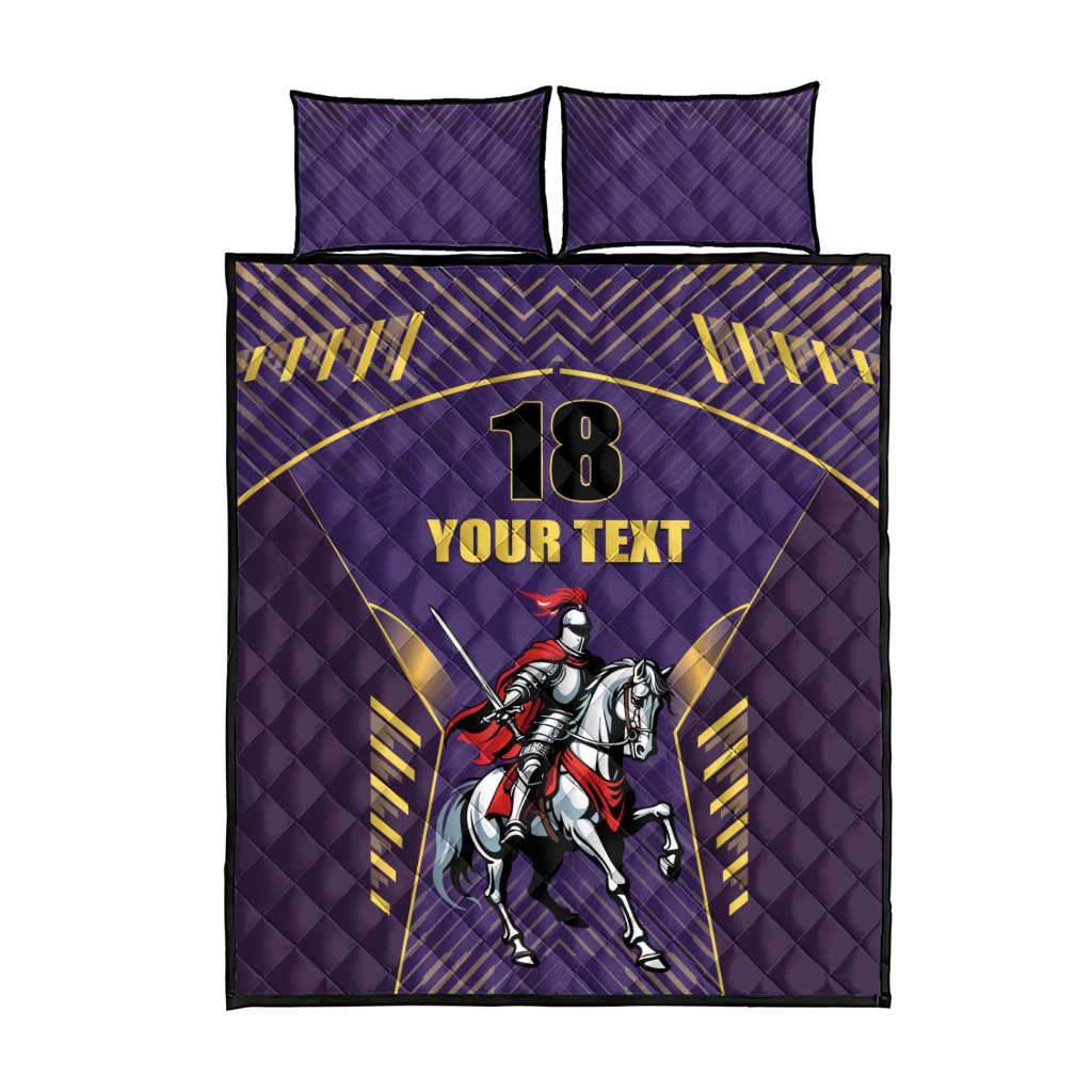 Custom Trinidad and Tobago Cricket Quilt Bed Set Go Champion Knight Riders - Wonder Print Shop