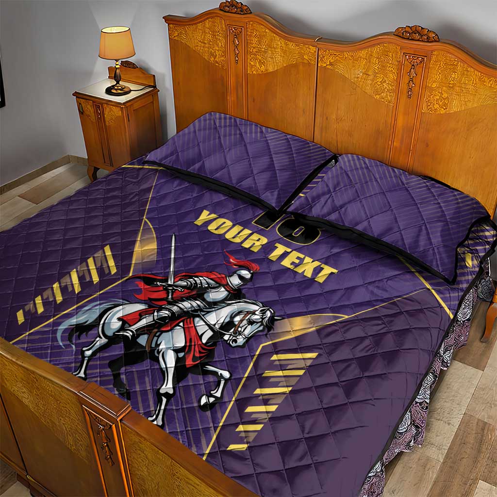 Custom Trinidad and Tobago Cricket Quilt Bed Set Go Champion Knight Riders - Wonder Print Shop