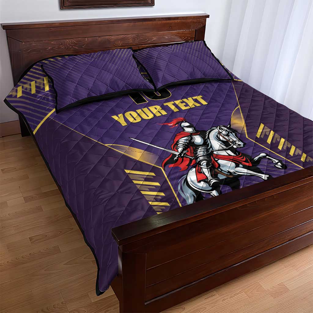 Custom Trinidad and Tobago Cricket Quilt Bed Set Go Champion Knight Riders - Wonder Print Shop