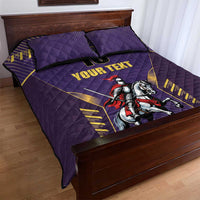 Custom Trinidad and Tobago Cricket Quilt Bed Set Go Champion Knight Riders - Wonder Print Shop