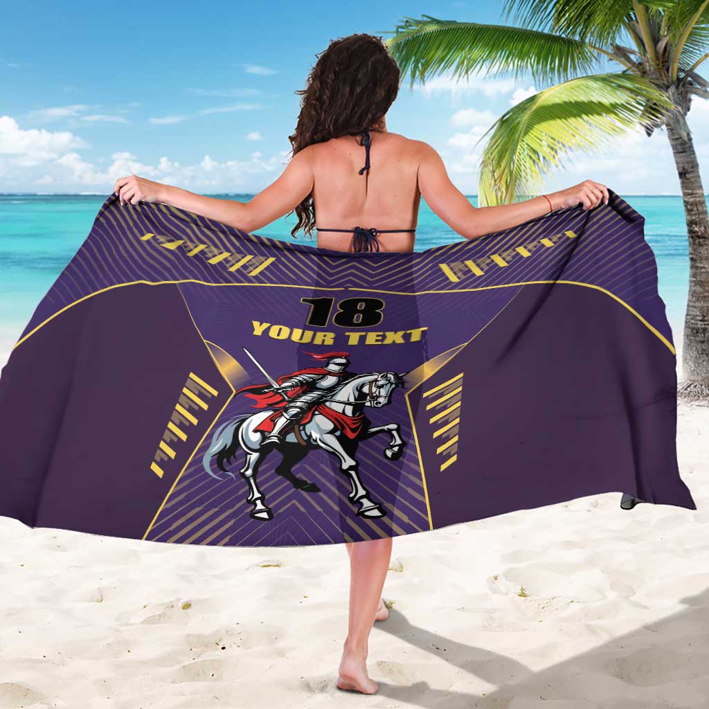 Custom Trinidad and Tobago Cricket Sarong Go Champion Knight Riders - Wonder Print Shop