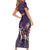 Custom Trinidad and Tobago Cricket Short Sleeve Bodycon Dress Go Champion Knight Riders - Wonder Print Shop