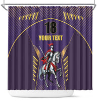 Custom Trinidad and Tobago Cricket Shower Curtain Go Champion Knight Riders - Wonder Print Shop